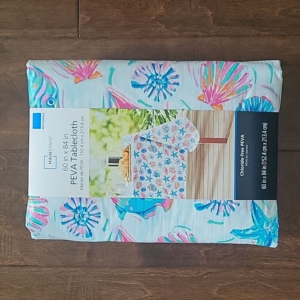 PEVA Tablecloth 60 x 84